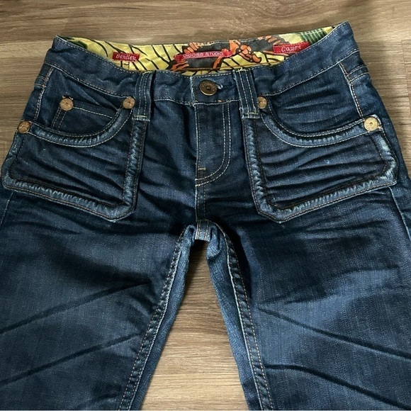 VOGOSS STUDIO Blue Bentley Capri Women Size 26 - Picture 3 of 13